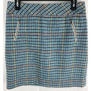 Talbots Petite 8P Women’s Houndstooth Skirt